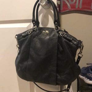 black Coach bag